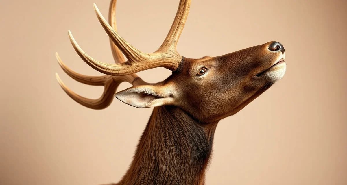 Professional elk cape mounting technique Elk taxidermy cape properly mounted showing correct hide preparation technique to prevent slippage and heat damage during the preservation process