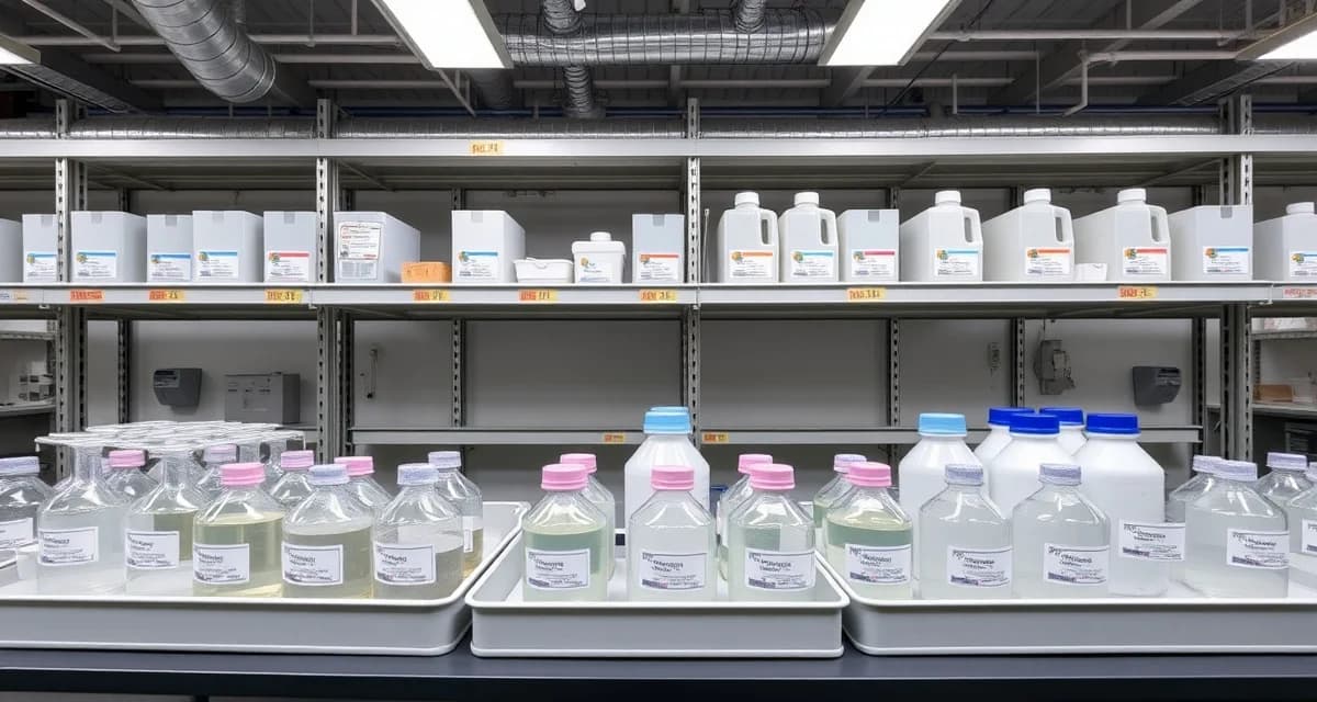 Chemical storage safety setup for taxidermy businesses Properly organized taxidermy shop chemical storage with secondary containment systems and EPA compliance signage for safe handling