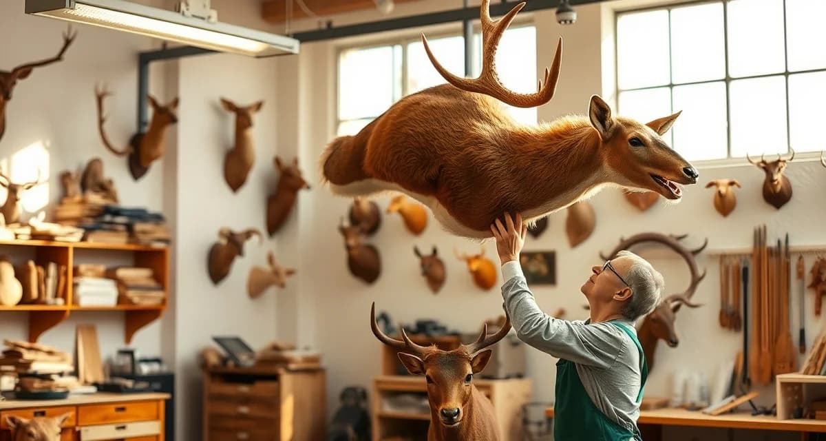 Automated communication touchpoints for taxidermy projects Taxidermy shop customer update schedule showing six milestone touchpoints from intake to completion reducing status calls