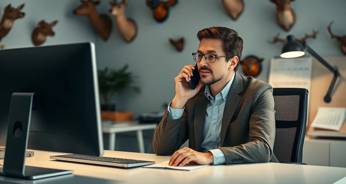 Best practices for communicating taxidermy project delays Taxidermy shop manager proactively communicating mount delay to customer via phone call, reducing customer frustration through transparent communication