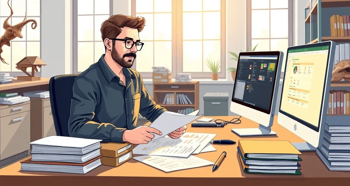 Strategic planning for taxidermy business growth Taxidermy shop owner planning business expansion with systematized software processes and growth strategy documentation