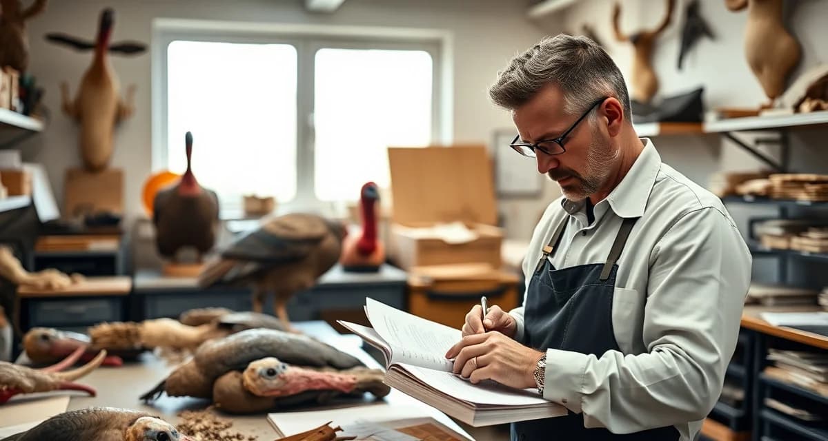 Migratory bird taxidermy record documentation Turkey taxidermy records and documentation required for MBTA compliance and federal record-keeping regulations